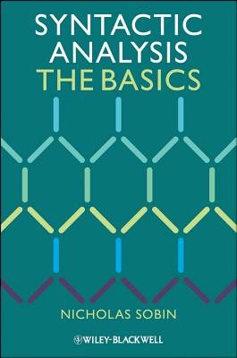 Syntactic Analysis: The Basics - Sobin, Nicholas