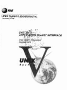 System V Application Binary Interface: Intel I860 Processor Supplement - AT&T, and UNIX System Laboratories