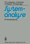 Systemanalyse: DV-Einsatzplanung