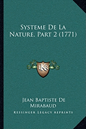 Systeme De La Nature, Part 2 (1771)