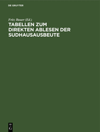 Tabellen Zum Direkten Ablesen Der Sudhausausbeute: Unter Zugrundelegung Der Durch Das Neue Bayer. Malzaufschlaggesetz Vom 18. M?rz 1910 Vorgeschriebenen Berechnungsformel