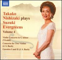 Takako Nishizaki Plays Suzuki Evergreens, Vol. 4 - Alexander Jablokov (violin); Maria Kliegel (cello); Takako Nishizaki (violin); Terence Dennis (piano)