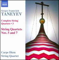 Taneyev: Complete String Quartets, Vol. 3 - Carpe Diem String Quartet