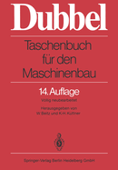 Taschenbuch f?r den Maschinenbau