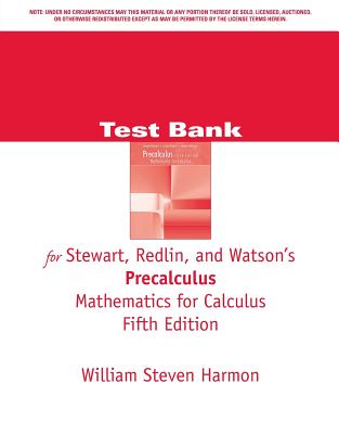 TB Precalc Math Calc-CD 5e - REDLIN, and WATSON, and STEWART