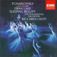 Tchaikovsky: Swan Lake & Sleeping Beauty suites - Marilyn Costello (harp); Norman Carol (violin); William Stokking (cello); Philadelphia Orchestra; Riccardo Muti (conductor)