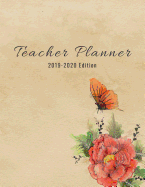 Teacher Planner 2019-2020 Edition: 12-month Calendar Schedule Organizer, 48-weeks Lesson Plan (July 2019 to June 2020), 8.5 x 11 inches, Mysterious Butterfly
