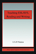 Teaching Esl/Efl Reading and Writing