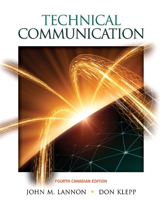 Technical Communication, Fourth Canadian Edition - Lannon, John M., and Klepp, Don