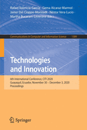 Technologies and Innovation: 6th International Conference, Citi 2020, Guayaquil, Ecuador, November 30 - December 3, 2020, Proceedings