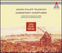 Telemann: Darmstadt Overtures - Alice Harnoncourt (violin); Anita Mitterer (viola); Frans Brüggen (recorder); Hermann Hobarth (cello);...