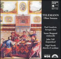 Telemann: Oboe Sonatas - John Toll (harpsichord); Lynden Cranham (baroque cello); Nigel North (archlute); Nigel North (theorbo);...