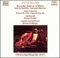 Telemann: Recorder Suite in A minor; Viola Concerto; Tafelmusik - Alexander Jablokov (violin); Anna Hlbling (violin); Bedrich Tylsar (horn); Capella Istropolitana; Guido Hlbling (violin);...