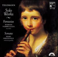 Telemann: Solo Works - Marion Verbruggen (recorder); Mary Springfels (viola da gamba)