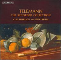 Telemann: The Recorder Collection - Clas Pehrsson (recorder); Dan Laurin (recorder); Drottningholm Baroque Ensemble; Mayumi Kamata (harpsichord);...