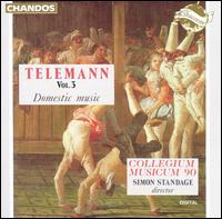 Telemann, Vol. 3: Domestic Music - Collegium Musicum 90; Martin Klietmann (tenor); Micaela Comberti (violin); Simon Standage (violin)