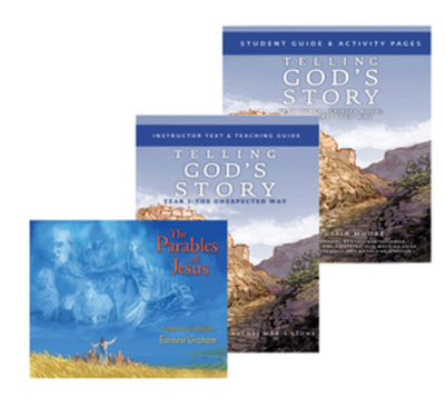 Telling God's Story Year 3 Bundle: Includes Instructor Text, Student Guide, and Parables Graphic Novel - Graham, Earnest, and Stone, Rachel Marie