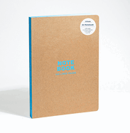 Teneues - A4 Notebook: Kraft and Neon Blue, Hardcover - 230 Lined Pages with Lay Flat Binding: Large Format Hardcover A4 Style Notebook with Special Features