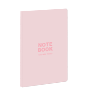 Teneues - A5 Notebook: Pastel Pink, 140 Lined Pages, Raw Sewn Spine, Lays Flat: Our A5 Size Standard Paperback Notebook