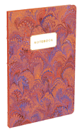 Teneues - Small Bullet Journal: Florentine Vermilion, Notebook Paperback - 120 Dot Grid Pages with Lay Flat Binding, Slim Format: Italian Art, Marbleizing Pattern: Slim Format Small Bullet Journal with Lined Pages