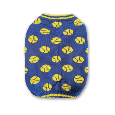 Tennis Balls - Dog Sweater (Medium) - Brass Monkey, Brass, and Mudpuppy