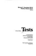 Tests: A Comprehensive Reference for Assessments in Psychology, Education, and Business - Keyser, Daniel J. (Editor), and Sweetland, Richard C. (Editor)