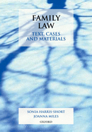 Text, Cases, and Materials: Family Law