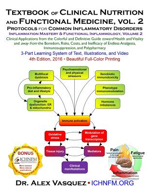 Textbook of Clinical Nutrition and Functional Medicine, vol. 2: Protocols for Common Inflammatory Disorders - Vasquez, Alex, Dr.