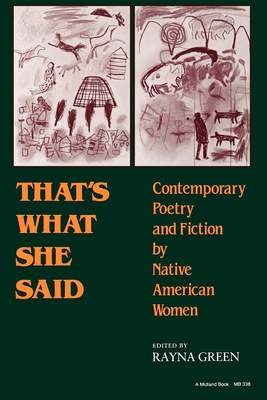 That S What She Said: Contemporary Poetry and Fiction by Native American Women - Green, Rayna (Editor)