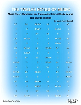 The 12 Notes of Music: Music Theory Simplified: Ear Training and Interval Study Course - Sternal, Mark John