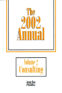 The 2002 Annual Human Resource Development: Consulting