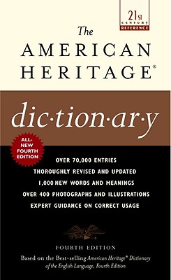 The American Heritage Dictionary - Dell Publishing Company (Creator)