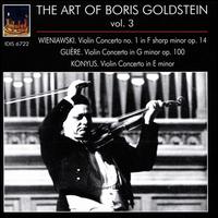 The Art of Boris Goldstein, Vol. 3 - Boris Goldstein (violin); Moscow Philharmonic Orchestra