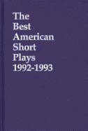 The Best American Short Plays 1992-1993