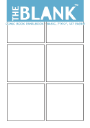 The Blank Comic Book Panelbook - Basic, 7"x10," 127 Pages