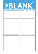 The Blank Comic Book Panelbook - Basic, 7x10, 63 Pages
