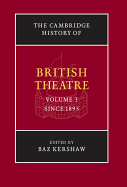 The Cambridge History of British Theatre