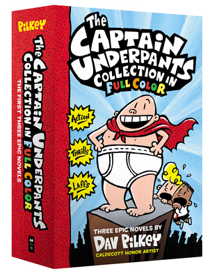 The Captain Underpants Color Collection (Captain Underpants #1-3 Boxed Set) - Pilkey, Dav, and Pilkey, Dav (Illustrator)