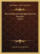 The Catalog of Copyright Renewal Records (1971)