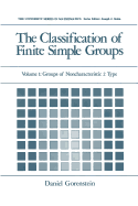 The Classification of Finite Simple Groups: Volume 1: Groups of Noncharacteristic 2 Type