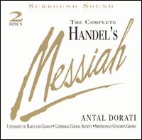 The Complete Handel's Messiah - Claes-Hkan Ahnsjo (tenor); Edith Mathis (soprano); James Bowman (counter tenor); Tom Krause (bass);...