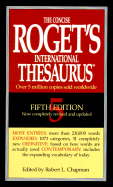 The Concise Roget's International Thesaurus - Chapman, Robert L, PhD (Preface by)
