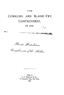 The Conkling and Blaine-Fry Controversy in 1866