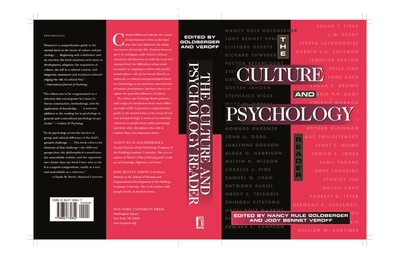 The Culture and Psychology Reader - Goldberger, Nancy Rule, and Veroff, Joanne B