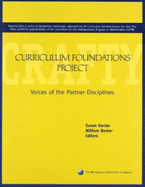 The Curriculum Foundations Project: Voices of the Partner Disciplines