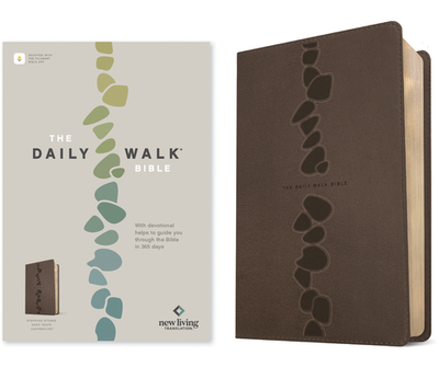 The Daily Walk Bible Nlt, Filament Enabled (Leatherlike, Stepping Stones Dark Taupe) - Tyndale (Creator), and Walk Thru the Bible (Notes by)