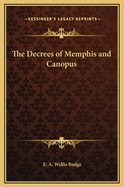 The Decrees of Memphis and Canopus