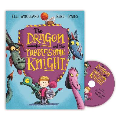 The Dragon and the Nibblesome Knight: Book and CD Pack - Woollard, Elli, and Davies, Benji (Illustrator), and Mangan, Stephen (Read by)