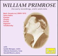 The Early Recordings, Violin and Viola - Ambrose Gauntlett (viola da gamba); G. O'Connor Morris (piano); Gerald Moore (piano); H.G. Templeman (piano);...
