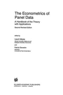 The Econometrics of Panel Data: A Handbook of the Theory with Applications